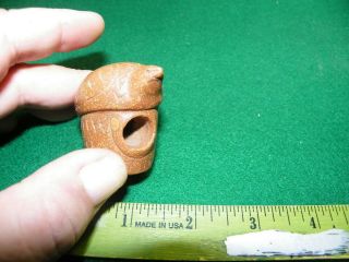 Real Nesting Bird Effigy Pipe Indian Artifacts / Arrowheads 8