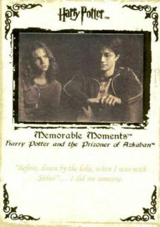 Harry Potter Memorable Moments Base Card Set 72 Cards