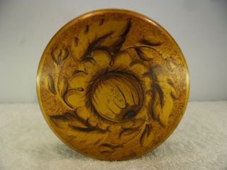 French Late 19th Century Hand Painted Wooden Snuff Box