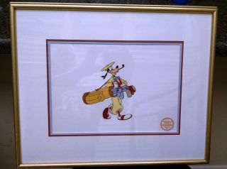 Disney Limited Edition Serigraph Cell " How To Play Golf " - Goofy