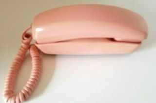Vintage Western Electric Trimline Push - Button Pink Phone (phone)