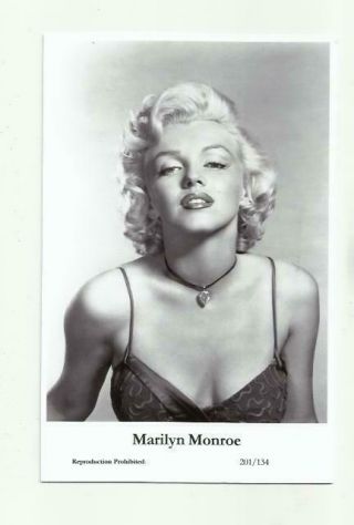 N488) Marilyn Monroe Swiftsure (201/134) Photo Postcard Film Star Pin Up
