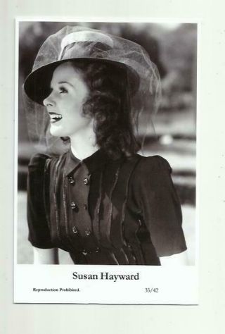 N487) Susan Hayward Swiftsure (35/42) Photo Postcard Film Star Pin Up