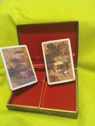 Vintage Romance Of The Three Kingdoms Dble Deck Picture Story Playing Cards Nib