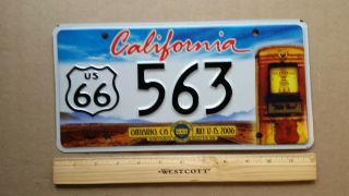 License Plate,  California,  Alpca (cf.  Note),  U.  S.  Route 66 Gas Pump,  563