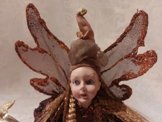 Winward,  Fairy Pixie Doll Figurine with Butterfly Wand 2