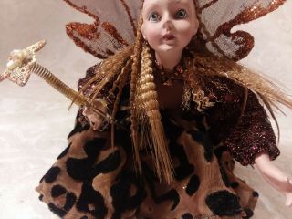 Winward,  Fairy Pixie Doll Figurine with Butterfly Wand 3