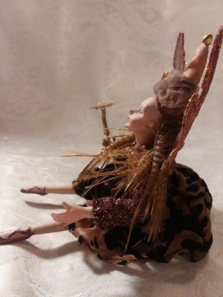 Winward,  Fairy Pixie Doll Figurine with Butterfly Wand 7