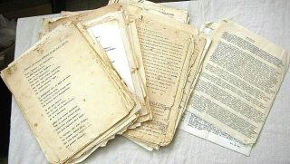 Holocaust Large Archive Of A German Jew Chanan (helmut) Herzberg 1930 - 1960s