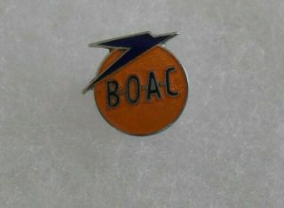 Boac Airline Small Enamel Badge By Squire England