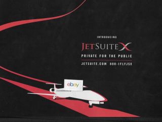 Jet Suite X Airlines Embraer Erj La/burbank & East Bay Concord Daily Flts 2pg Ad