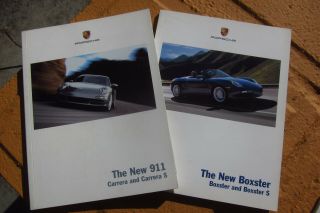 Porsche 911 And Boxster Sales Brochures / Books