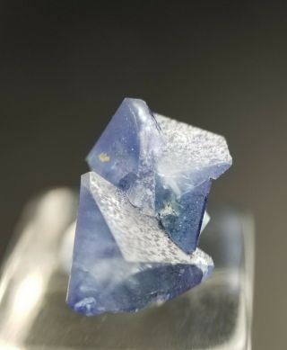 Benitoite crystal from the gem mine - - BPC 79 - - multi crystal piece 2