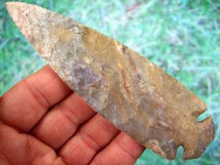Fine 5 1/2 Inch Kentucky Dovetail Point With Arrowheads Artifacts