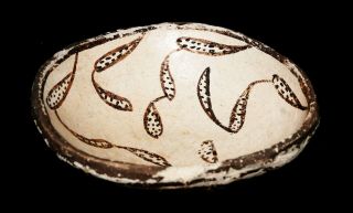 Uncommon 19th century Hopi Curvilinear Polacca Bowl 5 3/8 