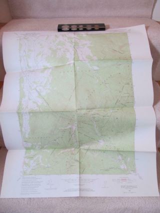 1948 Mt Mansfield Vermont Usgs Geological Survey Topographic Map Smugglers Notch
