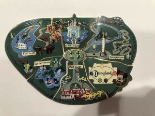 Cast Member Exclusive Park Atlas Map Disney Pin Set Trading Disneyland Jumbo