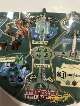 Cast Member Exclusive Park Atlas Map Disney Pin Set Trading Disneyland Jumbo 3