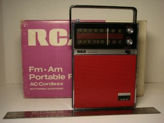 Classic Rca Rzm - 170r Am/fm Portable Radio Perfect Made In Japan