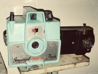 Vintage Imperial Mark Xii Flash Camera Made In The U.  S.  A.