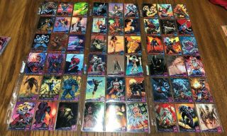 X - Men Fleer Ultra Card Set 1994 Complete 150 Base Card Set Comic Characters