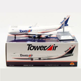 Inflight 1:200 If742ff0718 Tower Air Boeing747 - 100 Diecast Aircarft Model N608ff