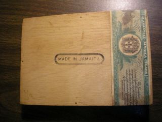 Private offer for TN Vtg Royal Jamaica Wooden Cigar Box w Stamp 3