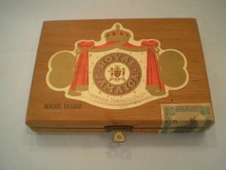 Private offer for TN Vtg Royal Jamaica Wooden Cigar Box w Stamp 4