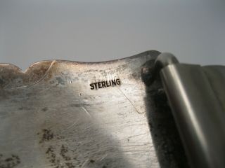 Great Old Western / Cowboy Sterling Silver Longhorn Belt Buckle w Rubies 7