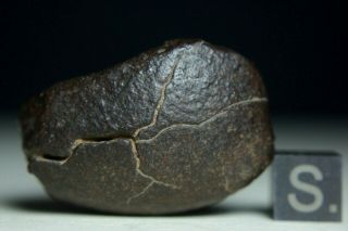 NWA Unclassified Meteorite 40.  8 gram complete individual with shape 3