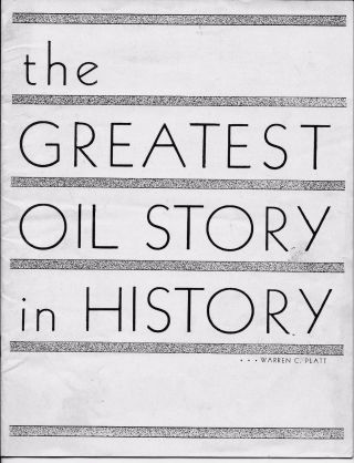 The Greatest Oil Story In History Sohio October 1944 Platt Wwii Advertising Vgc