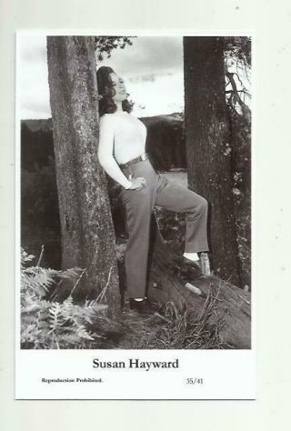 N487) Susan Hayward Swiftsure (35/41) Photo Postcard Film Star Pin Up