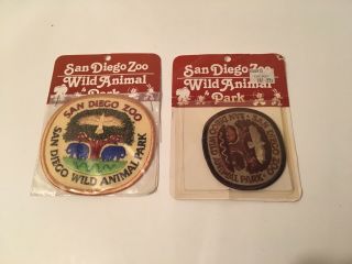 San Diego Zoo Wild Animal Park Ca Souvenir Embroidered Patchs Finds 702