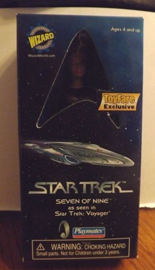 Star Trek Voyager Playmates Figure Toyfare Fair Exclusive Seven Of Nine 7 Of 9