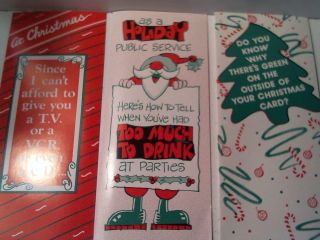3 Vintage 1990 - Xtra Humor Co.  - Funny Christmas Cards - Humorous 2