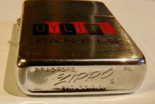 1959 Zippo KOPPERS Pittsburgh PA/Dylite Panels Windproof Lighter 4