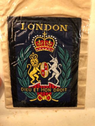 Vintage Souvenir Patches To Scotland And England 2