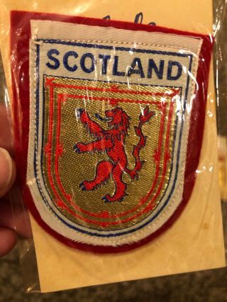 Vintage Souvenir Patches To Scotland And England 5