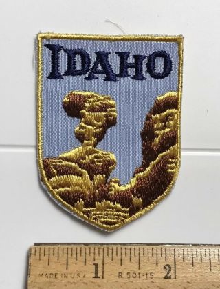 Balanced Rock State Park Idaho Id Souvenir Embroidered Patch Badge