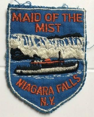 Maid of the Mist Niagara Falls NY York Boat Tour Souvenir Embroidered Patch 2