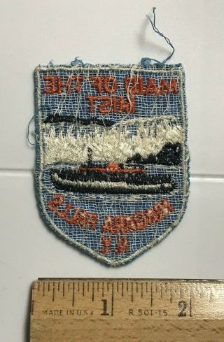Maid of the Mist Niagara Falls NY York Boat Tour Souvenir Embroidered Patch 3