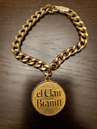 Braniff International Airways El Clan Charm Bracelet 7 " Rare 1 Of A Kind Airline