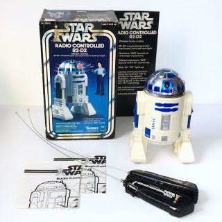 1978 Kenner Star Wars Radio Controlled R2 - D2 W Box & Paperwork 38430