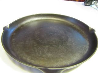 Antique WAPAK 8 Shallow Skillet Griddle with Heat Ring Cast Iron One Hole 3