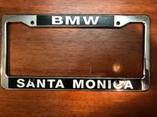 Bmw - Santa Monica California Dealer License Plate Frame