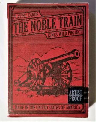 Noble Train Artist Proof Playing Cards King 