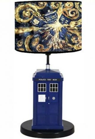 Doctor Who Tardis Table Lamp Plays Sound Effects
