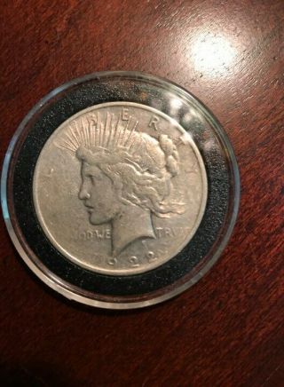 Peace Silver Dollar,  1922