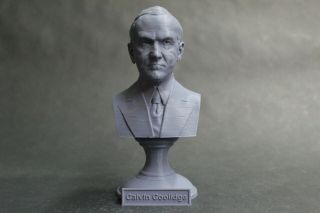 Calvin Coolidge 5 inch 3D Printed Bust USA President 30 Art 2