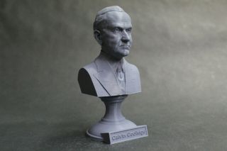 Calvin Coolidge 5 inch 3D Printed Bust USA President 30 Art 3